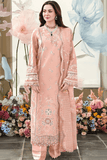 3 Piece Unstitched Heavy Embroidered Lawn Suit ( Heavy Embroidered Cotton Net Dupatta )