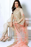 3 Piece Unstitched Heavy Embroidered Lawn Suit (Four Sided Embroidered Chiffon Dupatta)