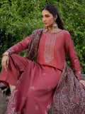 3 Piece Unstitched Heavy Embroidered Dhanak Suit ( Printed Woolen Shawl )