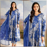 3 Piece Unstitched Embroidered Khaddar Suit ( Printed Khaddar Dupatta )