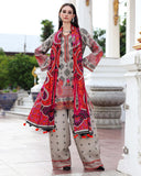 3 Piece Unstitched Digital Printed Khaddar Suit ( Printed Khaddar Dupatta )