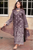 3 Piece Unstitched Heavy Embroidered Dhanak Suit ( Full Embroidered Dhanak Wool Shawl )