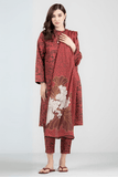 3 Piece Unstitched Digital Printed Lawn Suit ( Fine Printed Silk Dupatta )