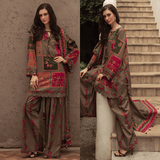 3 Piece Unstitched Digital Printed Khaddar Suit ( Printed Khaddar Dupatta )