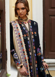 3 Piece Unstitched Heavy Embroidered Lawn Suit ( Full Embroidered Chiffon Dupatta )