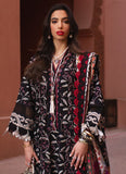 3 Piece Unstitched Heavy Embroidered Lawn Suit ( Digital Printed Silk Dupatta )