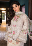 3 Piece Unstitched Heavy Embroidered Chickan Kari Lawn Suit ( Printed Silk Dupatta )