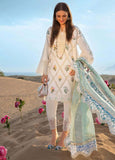 3 Piece Unstitched Heavy Embroidered Chickan Kari Lawn Suit ( Four Side Embroidered Organza Dupatta )