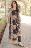 3 Piece Unstitched Heavy Embroidered Lawn Suit ( Full Embroidered Organza Dupatta )