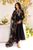 3 Piece Unstitched Heavy Embroidered Lawn Suit ( Digital Printed Silk Dupatta )