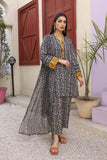 3 Piece Unstitched Digital Printed Lawn Suit ( Digital Printed Silk Dupatta )