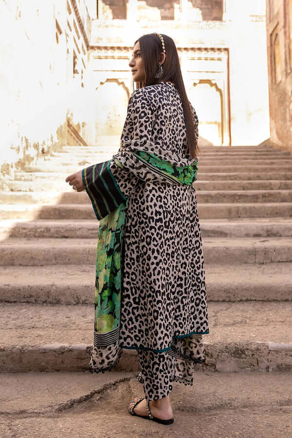 Piece Unstitched Digital Printed Lawn Suit Printed Premium