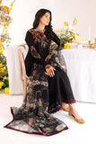 3 Piece Unstitched Heavy Embroidered Lawn Suit ( Digital Printed Silk Dupatta )