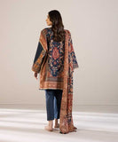 3 Piece Unstitched Embroidered Lawn Suit ( Lawn Fine Printed Dupatta )