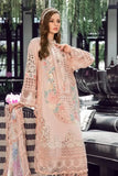 3 Piece Unstitched Heavy Embroidered Chickan Kari Lawn Suit ( Printed Silk Dupatta )