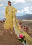 3 Piece Unstitched Heavy Embroidered Chickan Kari Lawn Suit ( Four Side Embroidered Organza Dupatta )