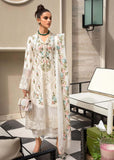 3 Piece Unstitched Heavy Embroidered Chikan Kari Lawn Suit ( Heavy Embroidered Organza Dupatta )