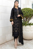 3 Piece Unstitched Heavy Embroidered Chickan Kari Lawn Suit ( Fully Embroidered Organza Dupatta )