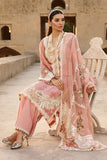 3 Piece Unstitched Heavy Embroidered Lawn Suit ( Fully Embroidered Organza Dupatta )