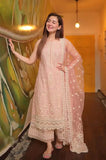 3 Piece Unstitched Heavy Embroidered Lawn Suit ( Fully Embroidered Organza Dupatta )