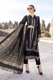 3 Piece Unstitched Heavy Embroidered Lawn Suit ( Printed Silk Dupatta )