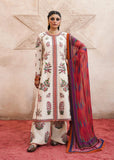 3 Piece Unstitched Heavy Embroidered Marina Suit ( Printed Silk Dupatta )