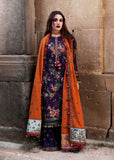 3 Piece Unstitched Heavy Embroidered Dhanak Wool Suit ( Heavy Embroidered Dhanak Shawl )