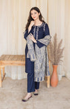 3 Piece Unstitched Embroidered Dhanak Suit ( Printed Woolen Shawl )