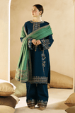 3 Piece Unstitched Heavy Embroidered Lawn Suit ( Four Sided Embroidered Lawn Dupatta )