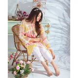 2 Piece Unstitched Heavy Embroidered Organza Suit