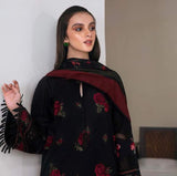 3 Piece Unstitched Heavy Embroidered Chickan Kari Marina Suit (Printed Woolen Shawl)