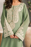 3 Piece Unstitched Heavy Embroidered Lawn Suit ( Plain Bamber Chiffon Dupatta )