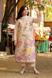 3 Piece Unstitched Heavy Embroidered Lawn Suit ( Fine Printed Poly Lawn Dupatta )