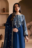 3 Piece Unstitched Heavy Embroidered Lawn Suit ( Full Embroidered Chiffon Dupatta )