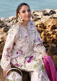 3 Piece Unstitched Heavy Embroidered Lawn Suit ( Four-sided Embroidered Cotton Net Dupatta )