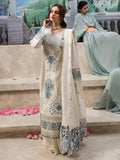 3 Piece Unstitched Heavy Embroidered Chickan Kari Lawn Suit ( Four-sided Embroidered Lawn Dupatta )
