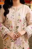 3 Piece Unstitched Heavy Embroidered Lawn Suit ( Fine Printed Poly Lawn Dupatta )