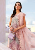 3 Piece Unstitched Heavy Embroidered Chickan Kari Lawn Suit( Four-sided Printed Embroidered Organza Dupatta )
