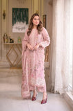 3 Piece Unstitched Heavy Embroidered Chickan Kari Lawn Suit ( Four-sided Embroidered Lawn Dupatta )