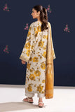 3 Piece Unstitched Printed Embroidered Lawn Suit ( Printed Lawn Dupatta )