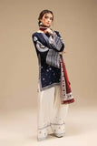3 Piece Unstitched Heavy Embroidered Lawn Suit ( Printed Lawn Dupatta )