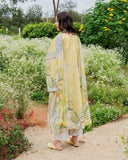 3 Piece Unstitched Printed Embroidered Lawn Suit ( Printed Lawn Dupatta )