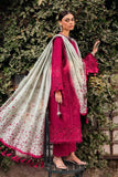 3 Piece Unstitched Heavy Embroidered Chickan Kari Lawn Suit ( Fine Printed Monaar Dupatta )