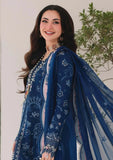 3 Piece Unstitched Heavy Embroidered Lawn Suit ( Four-sided Embroidered Chiffon Dupatta )