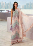 3 Piece Unstitched Heavy Embroidered Chickan Kari Lawn Suit( Four-sided Printed Embroidered Organza Dupatta )