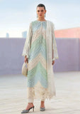 3 Piece Unstitched Heavy Embroidered Chickan Kari Lawn Suit( Four-sided Printed Embroidered Organza Dupatta )