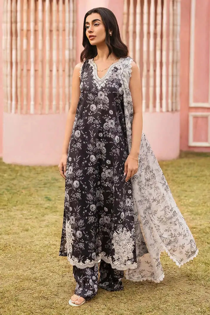 Digital Printed Lawn  Naqoosh.pk