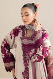3 Piece Unstitched Embroidered Lawn Suit ( Printed Lawn Dupatta )