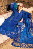 3 Piece Unstitched Heavy Embroidered Chickan Kari Lawn Suit ( Four Sided Embroidered Organza Dupatta )