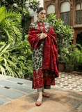 3 Piece Unstitched Heavy Embroidered Lawn Suit ( Fine Printed Lawn Dupatta )